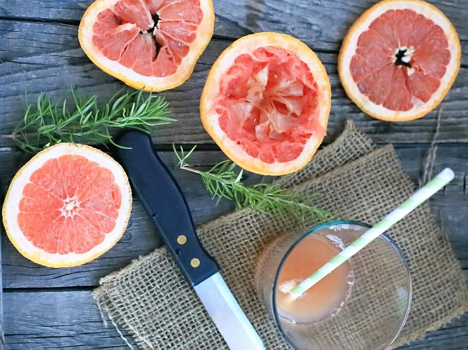 Grapefruit účinne stimuluje procesy spaľovania tukov v tele